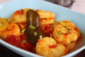 Cari Crevettes Au Combava Reunion Ma Cuisine Bleu Combava Cari Crevette Alimentation Combava