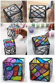 Maybe you would like to learn more about one of these? Diy Faux Stained Glass Candle Holders Stained Glass Candle Holders Diy Candle Holders Glass Stained Glass Crafts