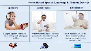 Home Based Speech Language Tinnitus Therapeutic Devices For Children Adults 1 Speechifi 2 Speakfluent 3 Speech And Language Speech Language Therapy