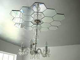 12 Unique Creative Ideas For Ceiling Medallions Knockoffdecor Com Mirror Ceiling Diy Mirror Ceiling Medallions