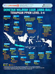 Aturan ppkm level 3 dan 4 ini tertuang dalam instruksi mendagri nomor 22 tahun 2021 tentang pemberlakuan pembatasan kegiatan masyarakat level 4 corona virus disease 2019 di wilayah jawa dan bali. Infografis Perbedaan Aturan Ppkm Level 3 Dan 4 News Liputan6 Com