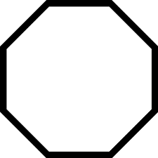 A truncated octagon, t{8} is a hexadecagon, {16}. Octagon Outline Shape Vector Svg Icon 2 Png Repo Free Png Icons