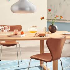 The cleaning process and the solvent used are slightly different. Fritz Hansen Series 7 Chair Leather Upholstered Ambientedirect