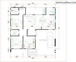 3 bedroom house floor plans come in a broad range of layouts and styles. House Plans 12x11 With 3 Bedrooms Shed Roof Samhouseplans