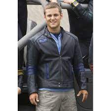 Flynn Mcallistair Power Rangers Rpm Leather Jacket Celebrities Leather Jacket Leather Jacket Jackets