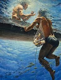 Bruce Wolfe San Miguel Pearl Diver Textile Projects Cool Drawings Sea Siren