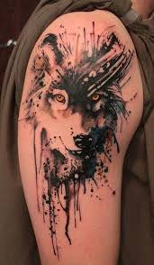 Late night coloring session #art #girl #hair #color #style #absorb81 #caliberblack #design #graffiti #print. The 85 Best Wolf Tattoos For Men Improb