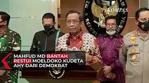 Soal kudeta pendiri partai demokrat jangan kaitkan moeldoko. Dituding Restui Moeldoko Kudeta Demokrat Ini Respons Mahfud Md Video Dailymotion