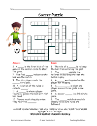 They're equally good for kids learning how to spell, for adults wanting to stimulate their mind, or for senior citizens looking to keep their minds sharp. Sports Crosswords Vocabulary Gr 4 5 6