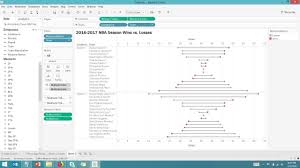 making a barbell dna chart in tableau with nba data