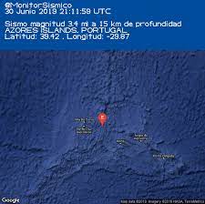 Com que frequência ocorrem sismos em portugal? Monitor Sismico On Twitter Sismo M 3 4 Azores Islands Portugal 30 06 2019 21 11 Utc Https T Co R7fuyu3hjx Temblor Csem Emsc