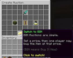 May 19 Auction House Bin Cancels Hypixel Minecraft Server And Maps