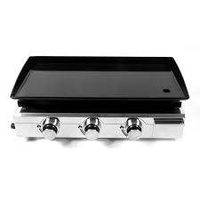 Chariots et dessertes pour planchas.chariots en inox, bois ou bambou pour les planchas à gaz ou électriques. Plancha A Gaz Brasilia 3 Feux A Poser Acier Emaille 67 X 41 4 X 19 Cm Cdiscount Jardin