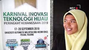 Aplikasi dasar teknologi hijau dilihat sebagai salah satu penyelesaian yang efektif bagi menangani isu tenaga dan alam sekitar secara serentak. Karnival Inovasi Teknologi Hijau Peringkat Kebangsaan Tahun 2019