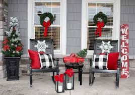 Get into the holiday spirit with these decorating ideas! Christmas Homes Front Porch Christmas Decor Christmas Porch Decor Outdoor Christmas