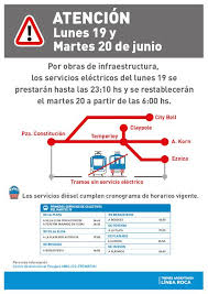 Cronica Ferroviaria Linea Roca Cronograma De Horarios Trenes De Pasaj Tren De Pasajeros Tren Electrico Redaccion