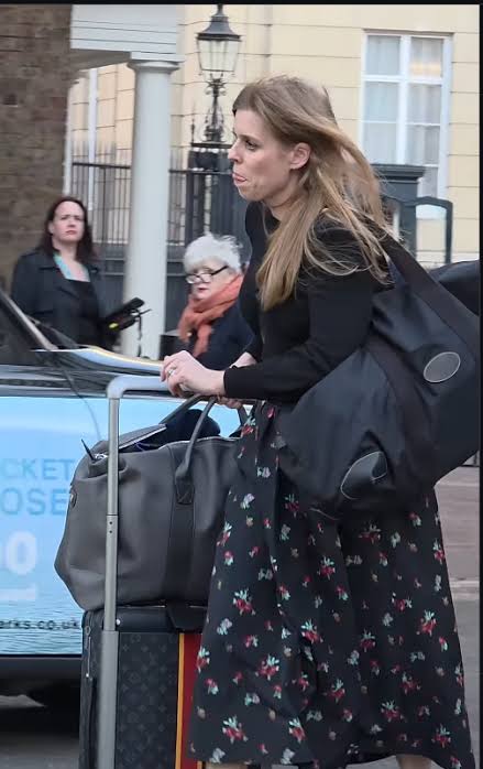 Princess Beatrice, 37, Stuns Netizens as She Is Spotted Hauling Designer  Suitcases and Bags Alone in a Skirt in London – Photos