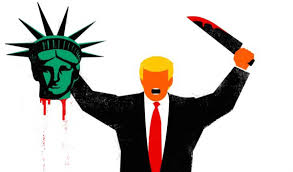 Use curved lines to outline the hair, erasing guide lines as necessary. Cuban American Artist Likens Trump To Terrorist On Magazine Cover