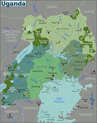 Karte is a town and a locality in the australian state of south australia located in the state's east about 192 kilometres east of the state. Karte Uganda Ubersichtskarte Regionen Weltkarte Com Karten Und Stadtplane Der Welt