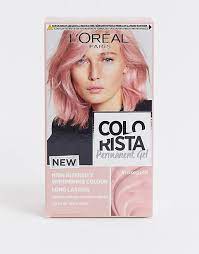 Permanent hair color lasts until the hair falls out or you cut off the colored portion. L Oreal Paris Colorista Rose Gold Permanent Gel Hair Dye Asos