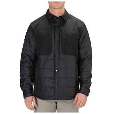 5 11 Tactical Mens Peninsula Insulator Shirt Jacket Light Weight Insulation Sleeve Cuffs With Adjustable Snap Closures Left And Right Chest Ready
