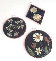 Maybe you would like to learn more about one of these? Black Pressed Flower Frame Bluebells Blossom