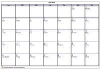 Congés scolaires pour la belgique et chaque zone en france. Calendrier Juin 2019 Gratuit Et Personnalisable Agenda Juin 2019