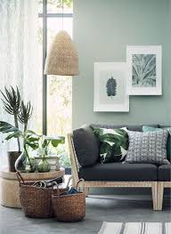 1001 Idees De Couleur De Peinture Pour Salon Lumineux Et Accueillant Decoration Salon Vert Couleurs De Peinture Pour Salon Et Deco Canape Vert