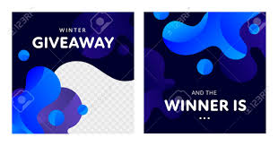 Ensure the winner certificate template is 100% complete, reflects your goals and accurately reflects the work you have put into drafting the document. Vector Fluid Giveaway And Winner Banner Template Set Group Of Royalty Free Cliparts Vectors And Stock Illustration Image 135269851