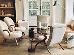 Two Cozy Clam Chairs By Philipp Actander With Fluid Mid Century Italian Chairs A Piero L Traditional Living Room At Home Furniture Store Luxury Home Furniture