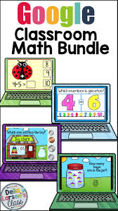 Math Google Classroom Kindergarten First Grade Go Digital With Your Math Centers Th Google Classroom Math Google Classroom Activities Google Classroom