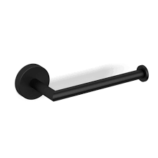 Made from high quality zinc alloy, this round toilet paper holder is the perfect accessory to add to your contemporary or modern style bathroom. Toilet Paper Holder Nameeks Nnbl0032 Matte Black Toilet Paper Holder Nnbl0032 Black Toilet Paper Holder Toilet Paper Holder Black Toilet Paper