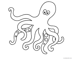 Download Octopus Coloring Pages For Kids Coloring4free Coloring4free Com