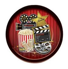 Movie themes party decorations are colorful and fun to put on the table and can be enjoyed by visitors. Dinner Plate Hollywood Awards Oscars At The Movies Themed Party Decorations 721773758638 Ebay