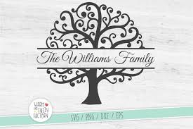 Almost files can be used for commercial. Split Monogram Tree Svg Family Tree Svg Family Reunion Svg Free Design Of The Week Design Bundles