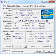 This is made using thousands of performancetest benchmark results the first graph shows the relative performance of the cpu compared to the 10 other common (single) cpus in terms of passmark cpu mark. Overclocking Intel Core I7 3770k Ivy Bridge Cpu Review Page 4