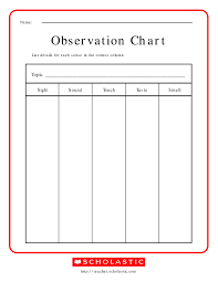 49 most popular observation chart for children