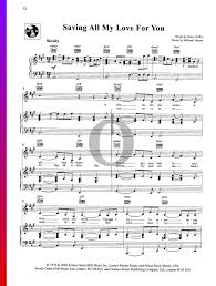 14 de junho de 2021 brasileiro toca guitarra com os pés o sucesso do guns n' roses, sweet child o'mine; Saving All My Love For You Sheet Music Piano Voice Guitar Pdf Download Streaming Oktav