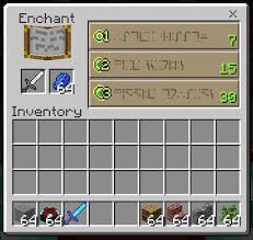 Minecraft enchantment table writing refers to image macros and copypastas of minecraft's standard galactic alphabet(sga) used cosmetically in the minecraft enchantment interface. Translated Enchanting Texture Pack Minecraft Pe Texture Packs