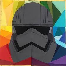 Free Quilt Pattern Captain Phasma Stormtrooper I Sew Free Star Wars Quilt Paper Piecing Patterns Foundation Paper Piecing Patterns