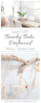 Check spelling or type a new query. Easy Diy Beachy Boho Driftwood Wall Hanging House Full Of Summer Coastal Home Lifestyle