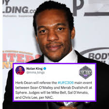 One of the sports worst referees, Herb Dean ..AND Chris Lee...AND Sal  D'amato as judges 🤣 This will be interesting. #ufc #herbdean #mma  #combatsports #danawhite #mmanews
