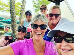 Playing With Friends. Pickleball and friendship