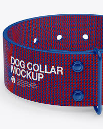 Clothes flat tag logo mockups. Linen Dog Collar Mockup In Free Mockups On Yellow Images Object Mockups
