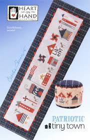 Find your favorite pattern in our catalogue, download it to your computer and start embroidering today. Patriotic Tiny Town Cross Stitch Pattern Heart In Hand Fat Quarter Shop