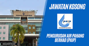 Dijalankan memberi kesan negatif kepada kawasan menurut jabatan pengurusan air. Jawatan Kosong Di Pengurusan Air Pahang Berhad Paip 31 Januari 2019 Jawatan Kosong 2021