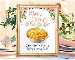 Digital Printable Wedding Mac And Cheese Food Bar Sign Dinner Etsy Diy Wedding Food Wedding Food Table Wedding Buffet Food