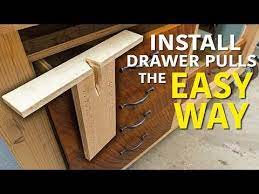 Diy Drawer Pull Jig Youtube Diy Drawers Drawer Pulls Drawers