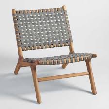Gray Strap Girona Outdoor Accent Chairs Set Of 2 In 2020 Accent Chair Set Outdoor Chairs Outdoor Accents
