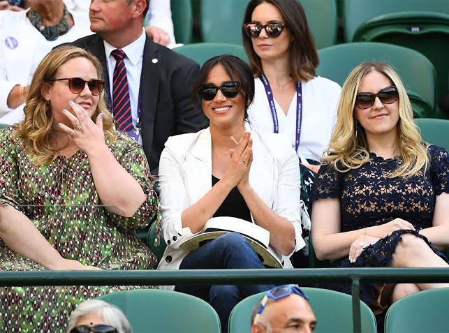 Meghan Markle Cheers on Serena in Her First Post-Baby Solo Outing